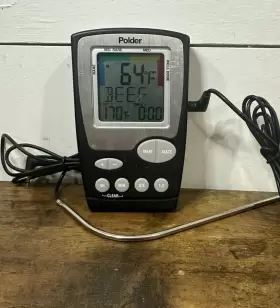 THM-360 POLDER Digital Oven Thermometer Dual Probe Lcd