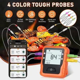 313023794765 PORIYLZZ Wireless Meat Thermometer Probes Wit #2