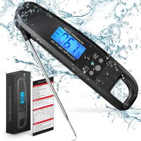 WDJ001 POWLAKENXS Meat Thermometer Kitchen Cooking Ultra