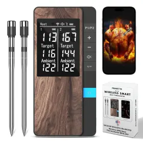 313115239235 PRAVETTE Wireless Meat Thermometer Sensors Food