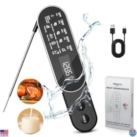 B0F5HG4W1Z PRAVETTE Meat Thermometer Rechargeable Waterproof