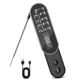 ZZLJ-01 PRAVETTE Meat Thermometer Rechargeable Wireless Food