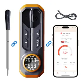 669346256207 SMART Meat Thermometer Wireless Food Monitor