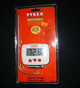 16484 PYREX Digital Probe Meat Thermometer