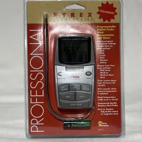 31111 PYREX Programmable Digital Probe Meat Thermometer Timer