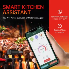 445025863811 QBL Wamoma Smart Meat Thermometer Wireless Food #3