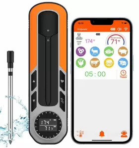 717023631875 QGH Truly Wireless Smart Meat Thermometer