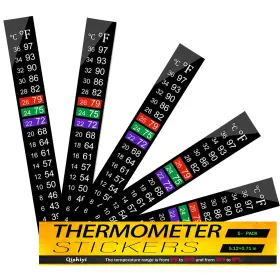 JP210WDSZ QISHIYI Aquarium Thermometer Strips Fish Tank