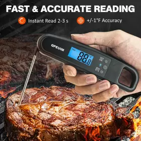 614167658518 QPEUIM Digital Meat Thermometer Cooking Kitchen #2