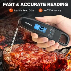 711181149593 QPEUIM Digital Meat Thermometer Cooking Kitchen #2