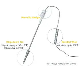 788440185999 QSIFHKRI Thermopro Probe Meat Thermometer #2