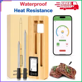 69769116 QULIMETAL Bluetooth Wireless Meat Thermometer Wifi