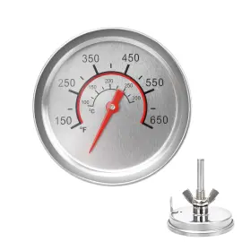 QM-73004 QULIMETAL Grill Thermometer Lid Gauge Charbroil