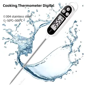 445020261254 RAPIDROO-SHOP Digital Kitchen Thermometer Bbq #2