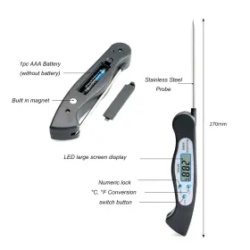 726084025325 RAPIDROO-SHOP Angle Meat Cooking Thermometer Cup #3