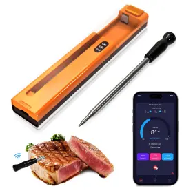 KR100-ORG-B RIIDA Smart Bluetooth Wireless Meat Thermometer