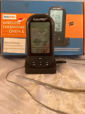 ET2515 RISEPRO Digital Grill Oven Thermometer Remote Wireless