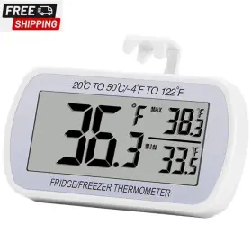 313107012044 RIY Refrigerator Thermometer Digital Fridge