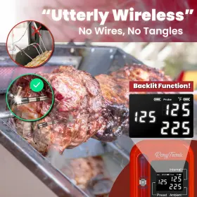 762736251049 RONG TRONIC Wireless Meat Thermometer Digital #2