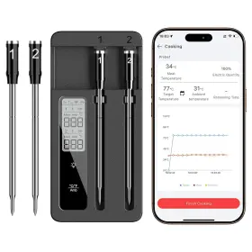 M02-G ROUUO Smart Wireless Meat Thermometer Dual Probes Wifi