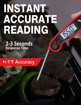 796820069197 SEARON Meat Thermometer Digital Food Backlight #2