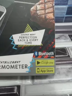 14097 SHARPER IMAGE Bluetooth Grill Thermometer Cooks Meat #2