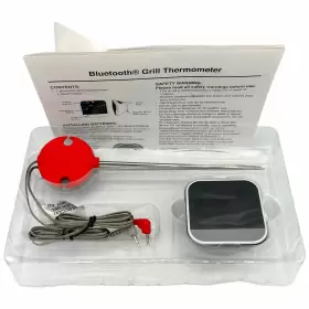 34931A9189 SHARPER IMAGE Bluetooth Bbq Grill Thermometer Box #2