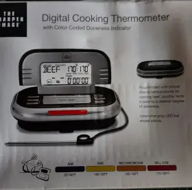 780352391307 SHARPER IMAGE Digital Cooking Thermometer Coded #2