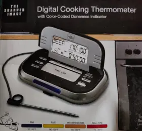 780352391307 SHARPER IMAGE Digital Cooking Thermometer Coded