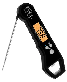 768825808644 SHOBES Meat Thermometer Waterproof Food