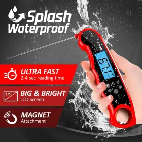 796258338766 SMAK Digital Meat Thermometer Waterproof Kitchen #2