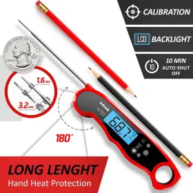 796258338766 SMAK Digital Meat Thermometer Waterproof Kitchen #3