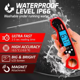 796258338803 SMAK Digital Meat Thermometer Waterproof Kitchen #2