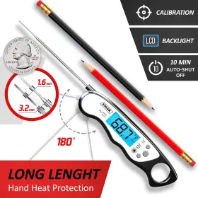 796258338810 SMAK Digital Meat Thermometer Waterproof Kitchen #3