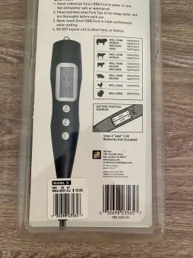 SBQ-2607-CU SMART BBQ Digital Temperature Fork Thermometer #3