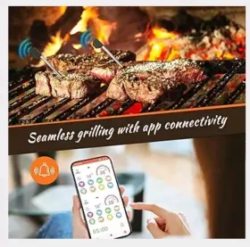 X003WV1Q67 SMART Wifi Meat Thermometer Wireless Up #3