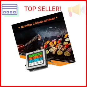 445005553527 SMARTRO Dual Probe Digital Meat Thermometer Food #2