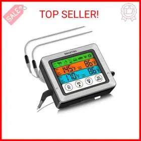 445005553527 SMARTRO Dual Probe Digital Meat Thermometer Food