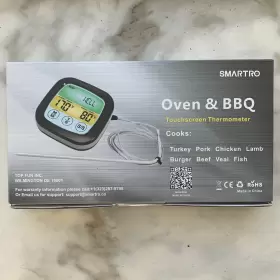 604213906113 SMARTRO Digital Meat Thermometer Oven Bbq Grill #2