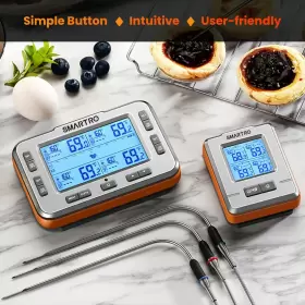 604213906137 SMARTRO Digital Wireless Meat Thermometer Probes #2