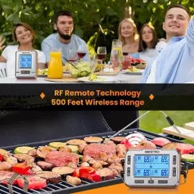 604213906137 SMARTRO Digital Wireless Meat Thermometer Probes #3