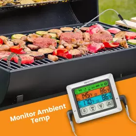 ST54 SMARTRO Dual Probe Digital Meat Thermometer Cooking Food #3