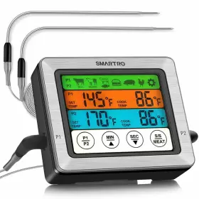 ST54 SMARTRO Dual Probe Digital Meat Thermometer Cooking Food