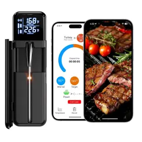 445021265220 SMNQIUA Smart Wireless Meat Thermometer Digital