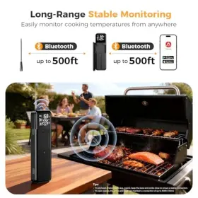 607609679592 SMNQIUA Smarten Prodt Smart Wireless Meat Lcd