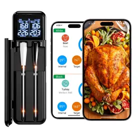 DT-136 SMNQIUA Smart Wireless Meat Thermometer Digital Dual
