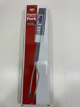 841437104943 SMOKIN GRILL Digital Temperature Fork Steel
