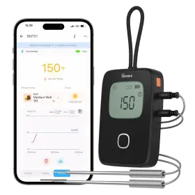 445027298208 SONOFF Wireless Meat Thermometer Smoker Oven Lcd