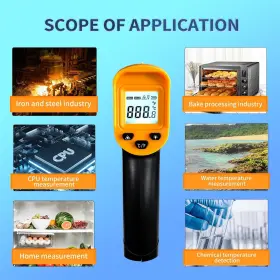 1112 SOONKODA Digital Infrared Thermometer Gun Cooking Bbq Ir #3