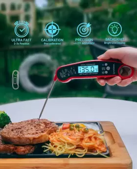 FM001 SOQOOL Meat Thermometer Digital Food Kitchen #2